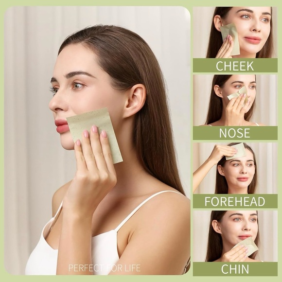💙🆕💙 Teenitor Oil Blotting 100 Sheets for Face Green Tea Oil Absorbing Tissue - Picture 5 of 6